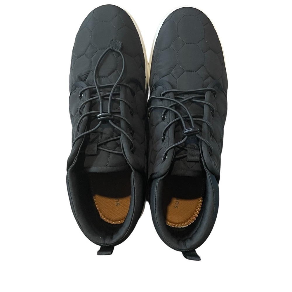 Sun + Stone Quilted Black Sneakers NEW Size 11.5 - Picture 3 of 7
